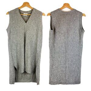 Vince Grey Cashmere Sleeveless Sweater Vest Tunic S